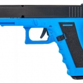 Simulacro de Treinamento com Pistola Blue Gun Glock G17 em Nível Profissional